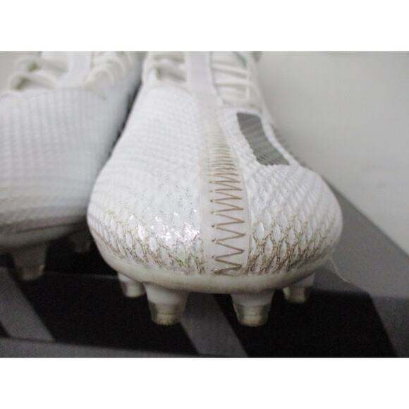 USED Adidas Men\'s Adizero Scorch Football Shoe, White/Black, 9.5 main image 11